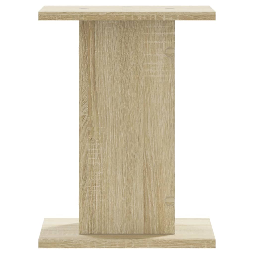 Plantenstandaards 2 st 30x30x40 cm bewerkt hout sonoma eiken is nu te koop bij PeponiXL, paradijselijk wonen!