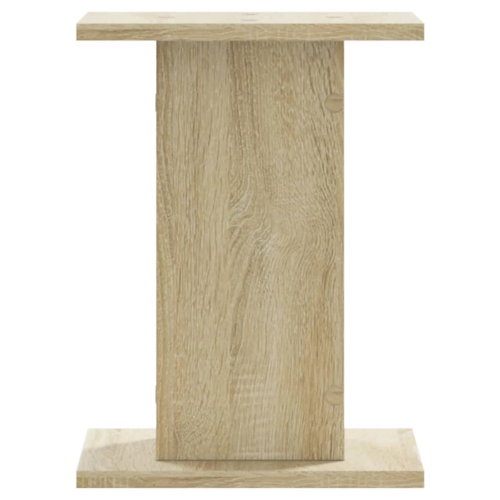 Plantenstandaards 2 st 30x30x40 cm bewerkt hout sonoma eiken is nu te koop bij PeponiXL, paradijselijk wonen!