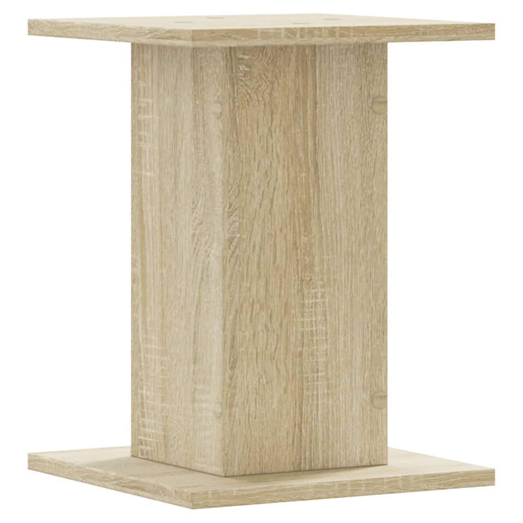 Plantenstandaards 2 st 30x30x40 cm bewerkt hout sonoma eiken is nu te koop bij PeponiXL, paradijselijk wonen!