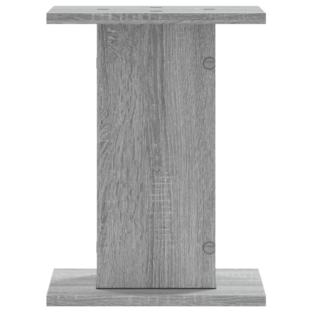 Plantenstandaards 2 st 30x30x40 cm bewerkt hout grijs sonoma is nu te koop bij PeponiXL, paradijselijk wonen!