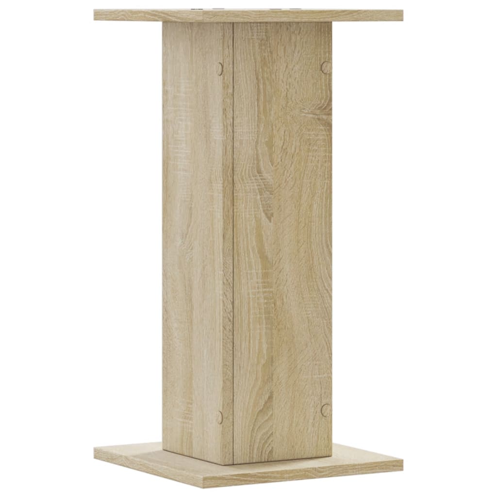 Plantenstandaards 2 st 30x30x60 cm bewerkt hout sonoma eiken is nu te koop bij PeponiXL, paradijselijk wonen!