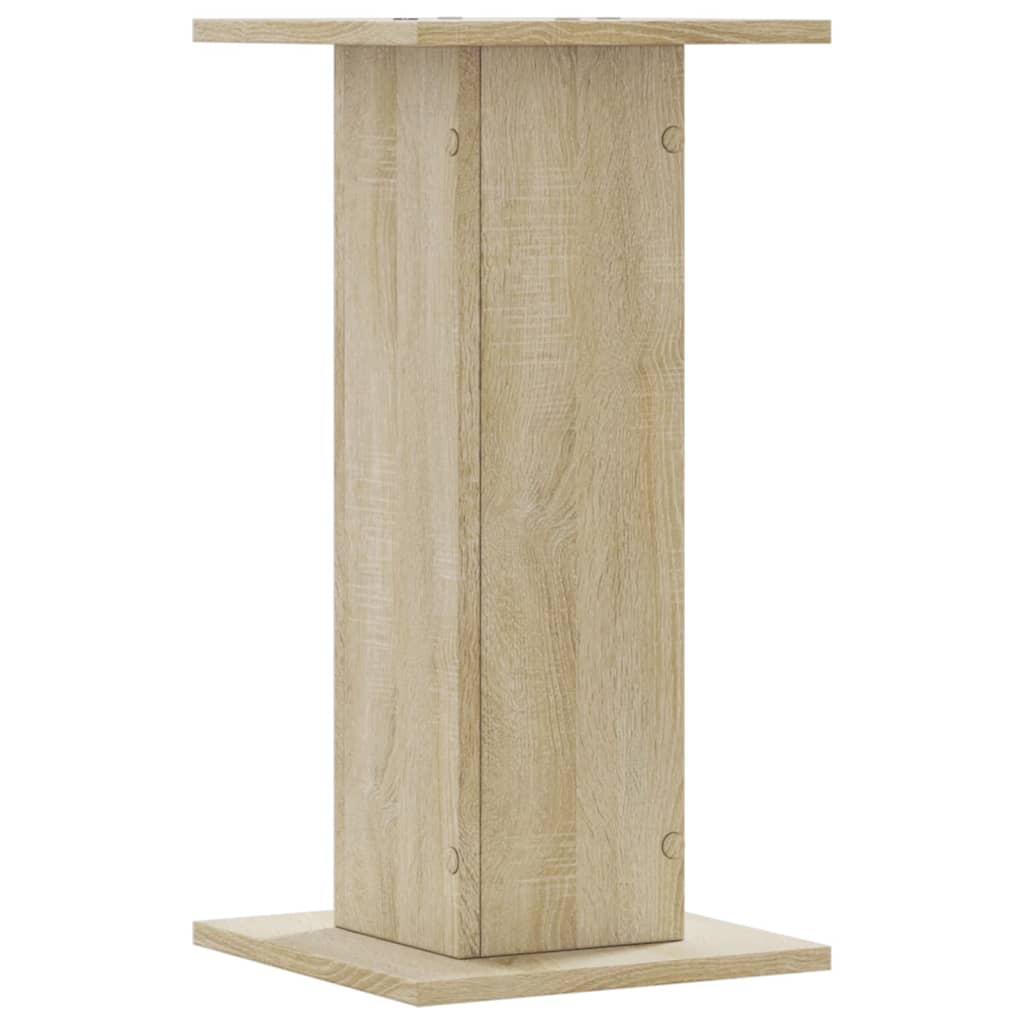 Plantenstandaards 2 st 30x30x60 cm bewerkt hout sonoma eiken is nu te koop bij PeponiXL, paradijselijk wonen!