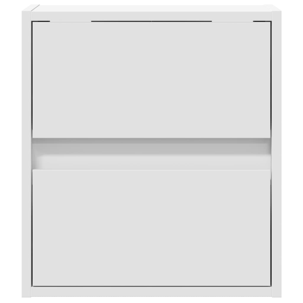 Nachtkastjes met LED's 2 st wandgemonteerd wit is nu te koop bij PeponiXL, paradijselijk wonen!