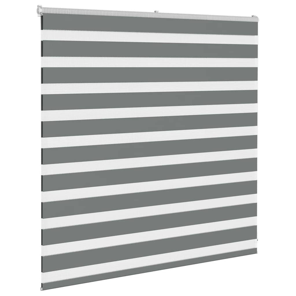 Zebra rolgordijn 140x100 cm stofbreedte 135,9 cm donkergrijs is nu te koop bij PeponiXL, paradijselijk wonen!