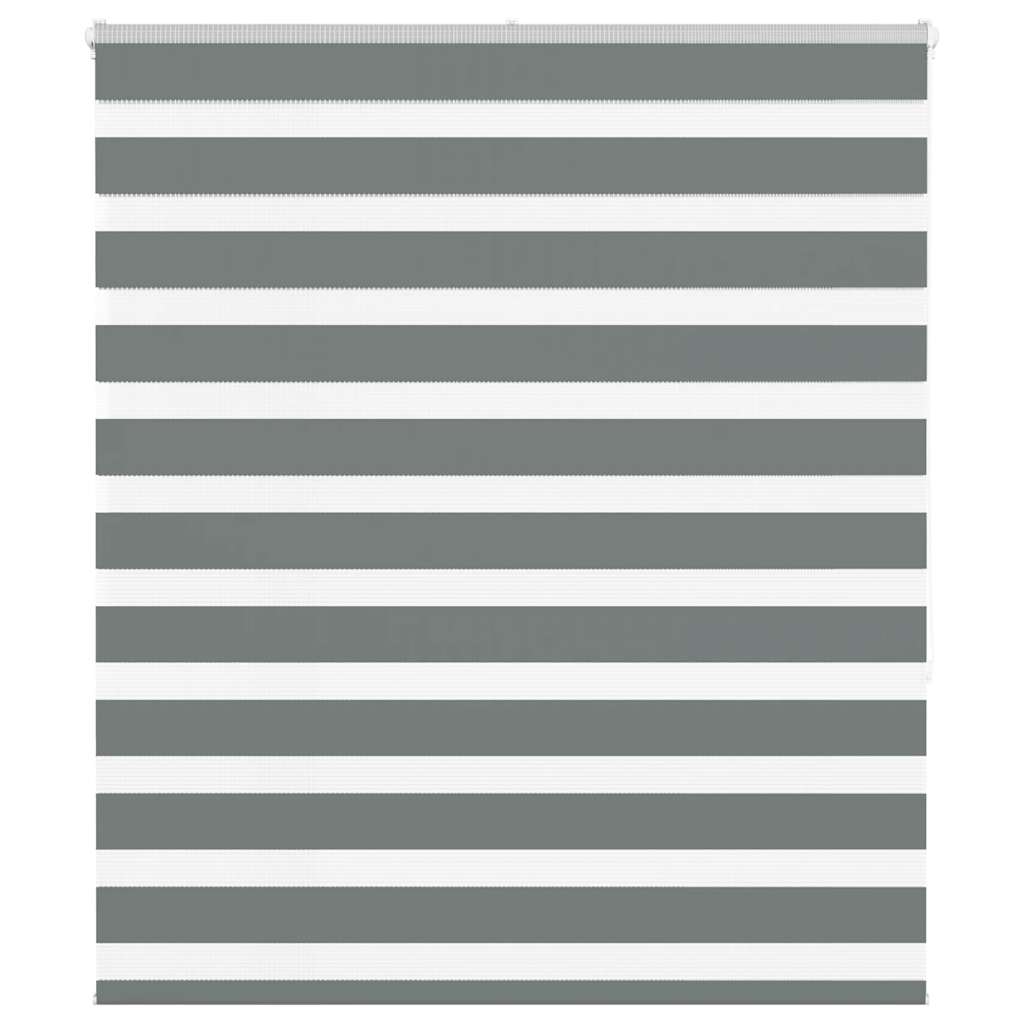 Zebra rolgordijn 120x150 cm stofbreedte 115,9 cm donkergrijs is nu te koop bij PeponiXL, paradijselijk wonen!