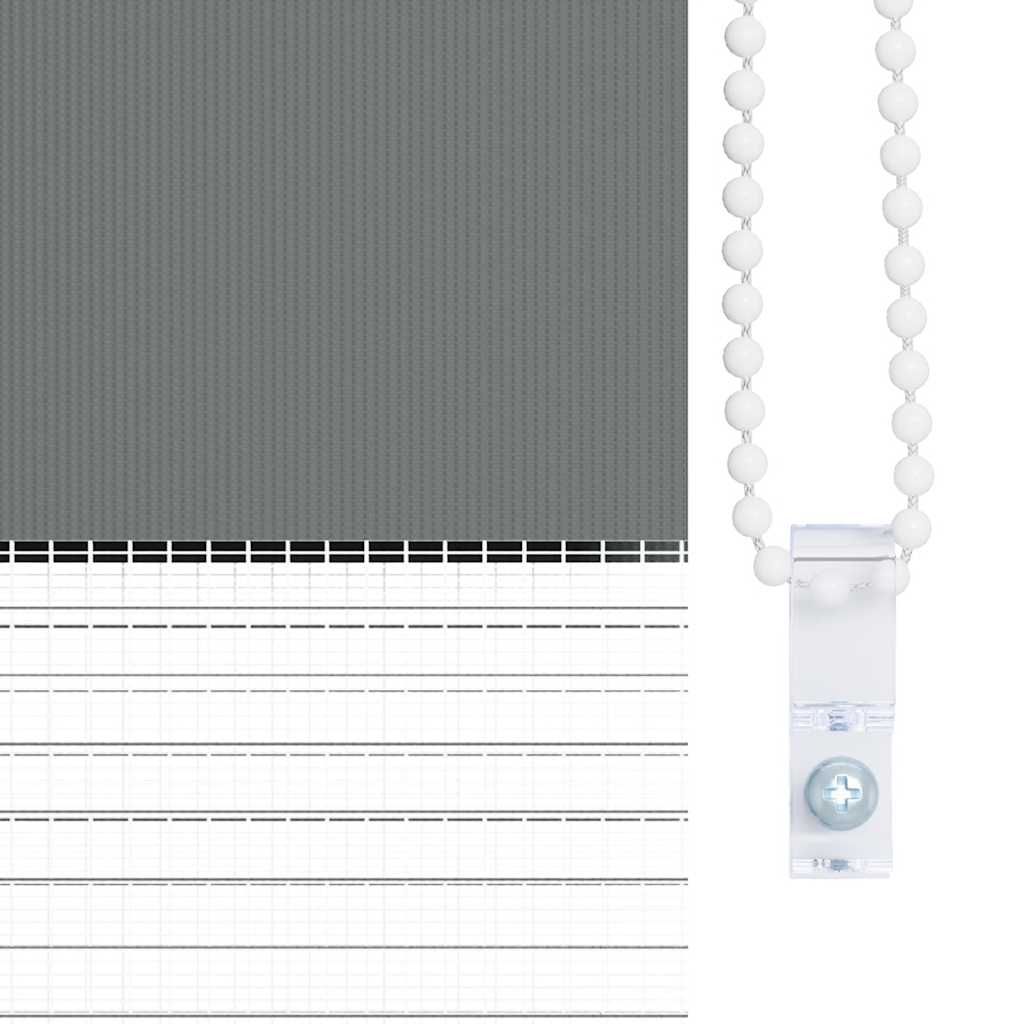 Zebra rolgordijn 120x150 cm stofbreedte 115,9 cm donkergrijs is nu te koop bij PeponiXL, paradijselijk wonen!