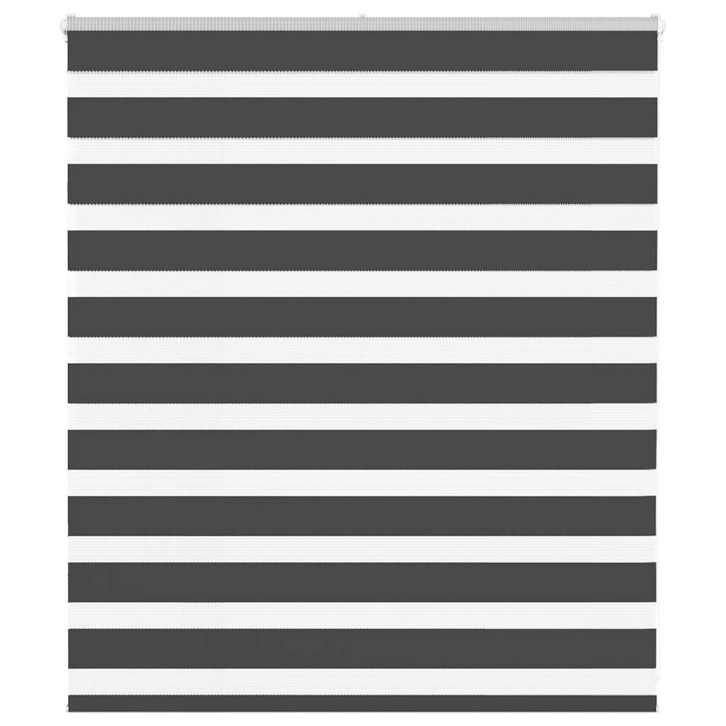 Zebra rolgordijn 120x100 cm stofbreedte 115,9 cm zwart is nu te koop bij PeponiXL, paradijselijk wonen!