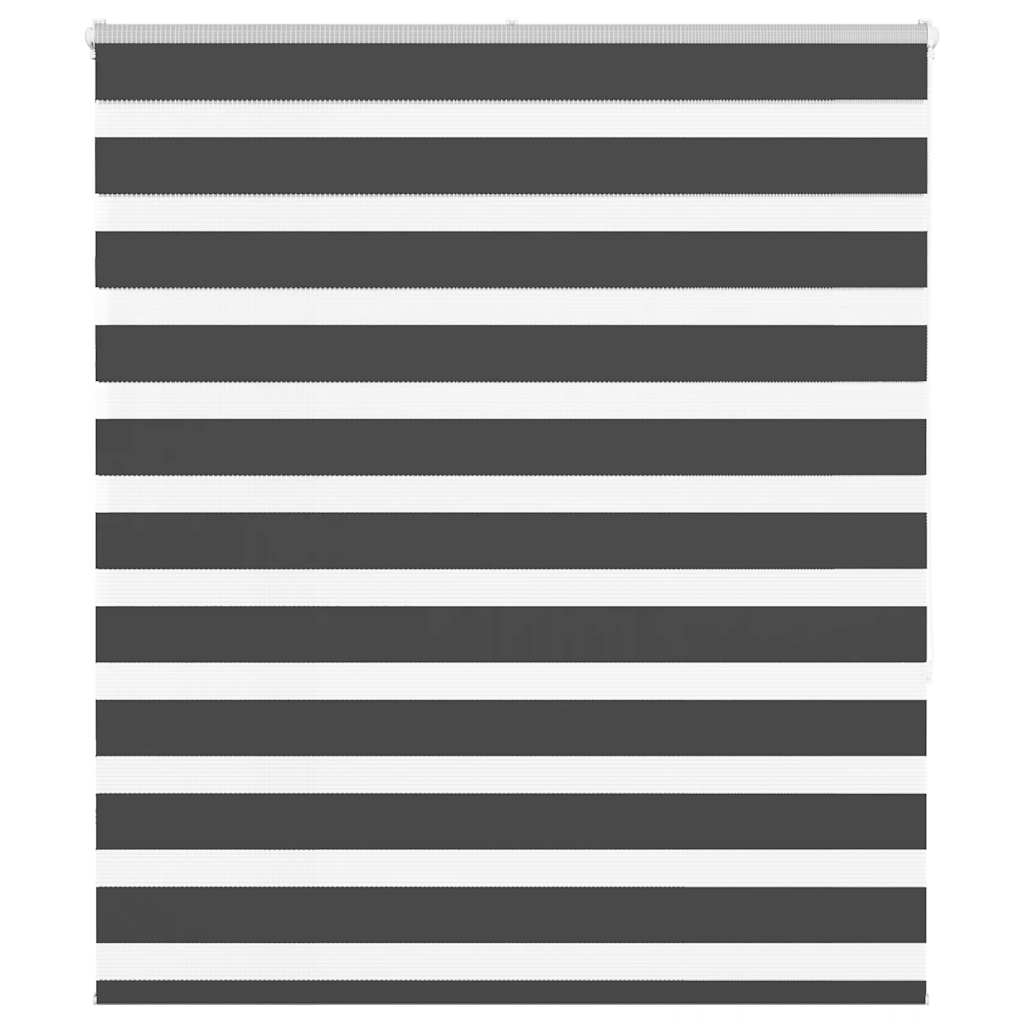 Zebra rolgordijn 120x150 cm stofbreedte 115,9 cm zwart is nu te koop bij PeponiXL, paradijselijk wonen!
