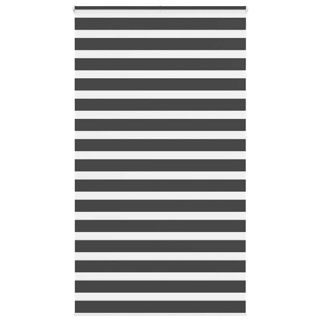 Zebra rolgordijn 120x230 cm stofbreedte 115,9 cm zwart is nu te koop bij PeponiXL, paradijselijk wonen!