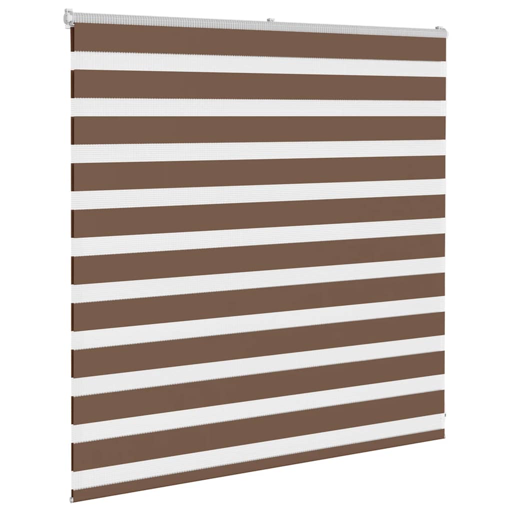 Zebra rolgordijn 145x100 cm stofbreedte 140,9cm polyester bruin is nu te koop bij PeponiXL, paradijselijk wonen!