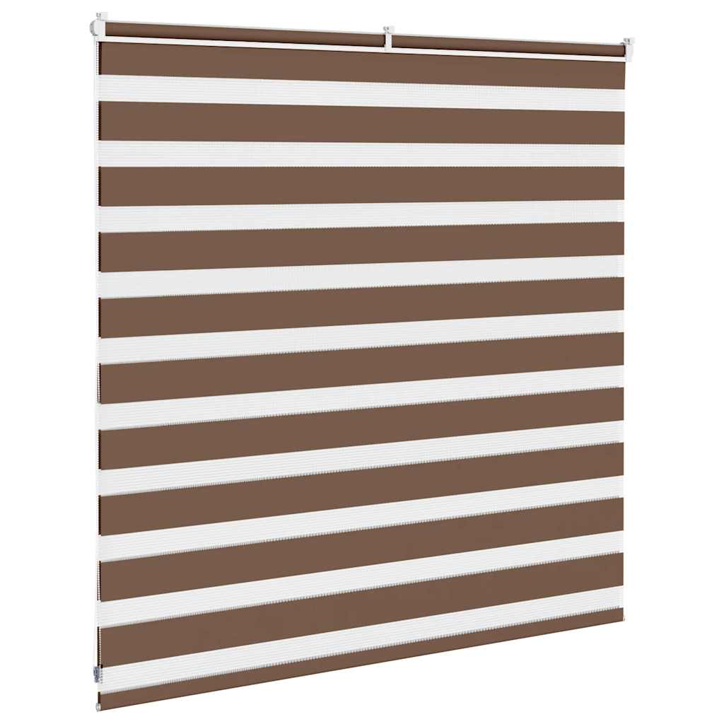 Zebra rolgordijn 145x100 cm stofbreedte 140,9cm polyester bruin is nu te koop bij PeponiXL, paradijselijk wonen!