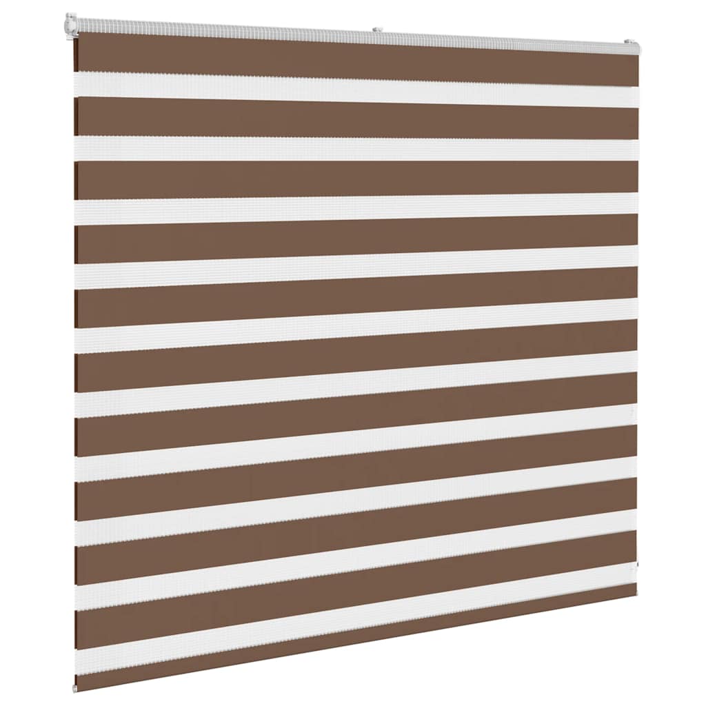 Zebra rolgordijn 155x100 cm stofbreedte 150,9cm polyester bruin is nu te koop bij PeponiXL, paradijselijk wonen!