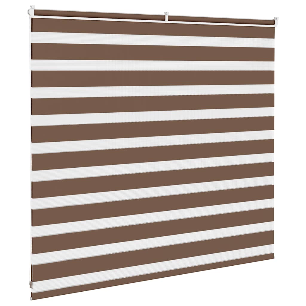 Zebra rolgordijn 155x100 cm stofbreedte 150,9cm polyester bruin is nu te koop bij PeponiXL, paradijselijk wonen!