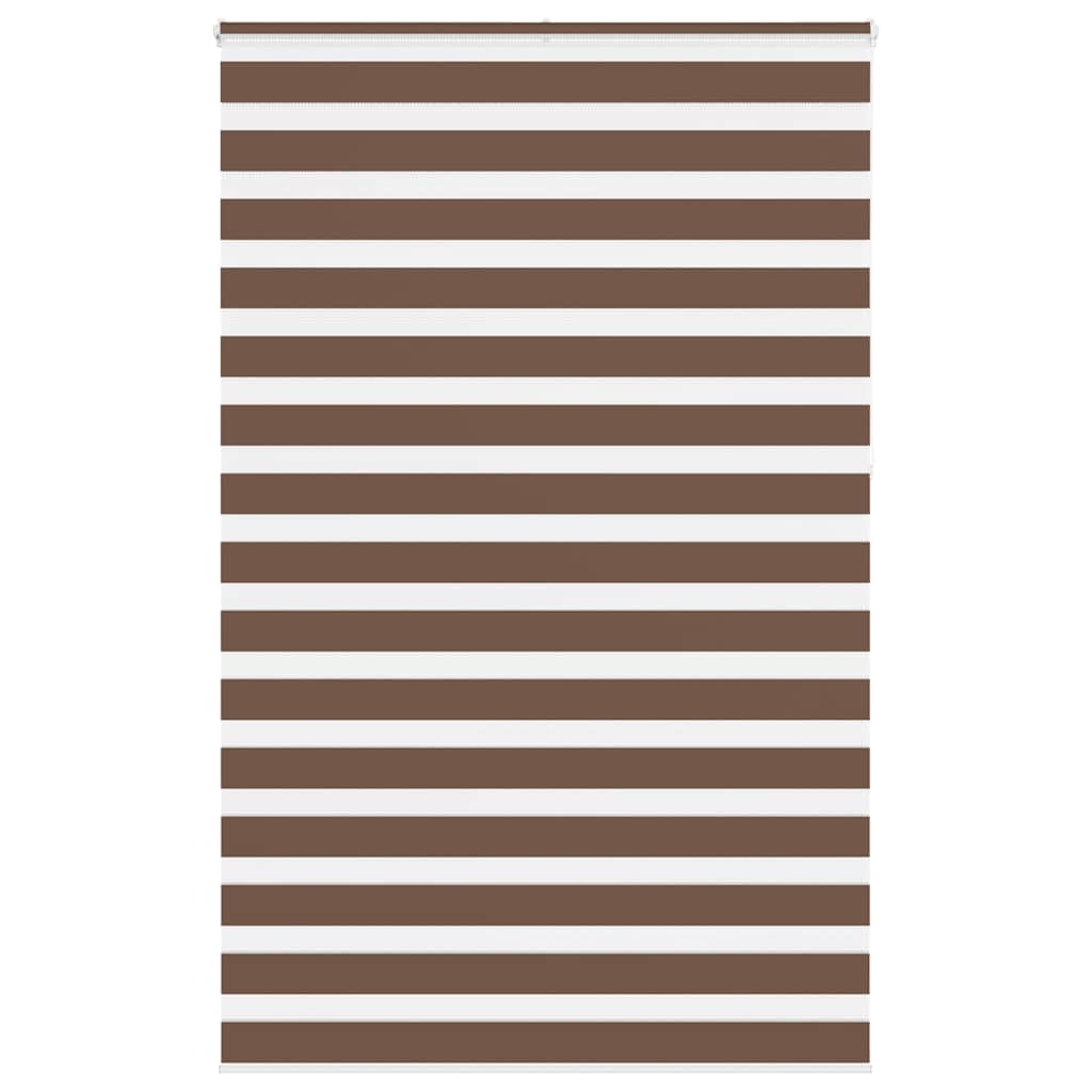 Zebra rolgordijn 140x230 cm stofbreedte 135,9cm polyester bruin is nu te koop bij PeponiXL, paradijselijk wonen!