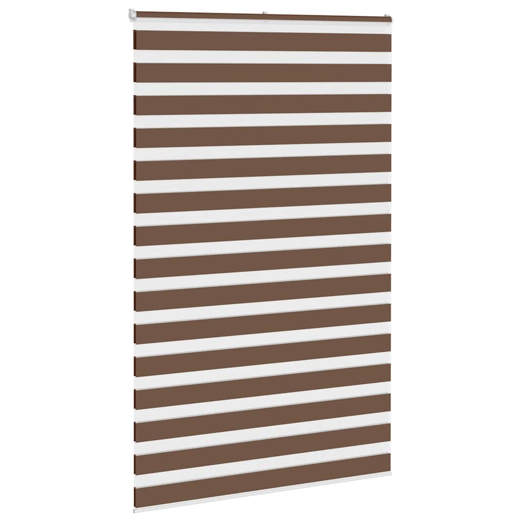 Zebra rolgordijn 145x230 cm stofbreedte 140,9cm polyester bruin is nu te koop bij PeponiXL, paradijselijk wonen!