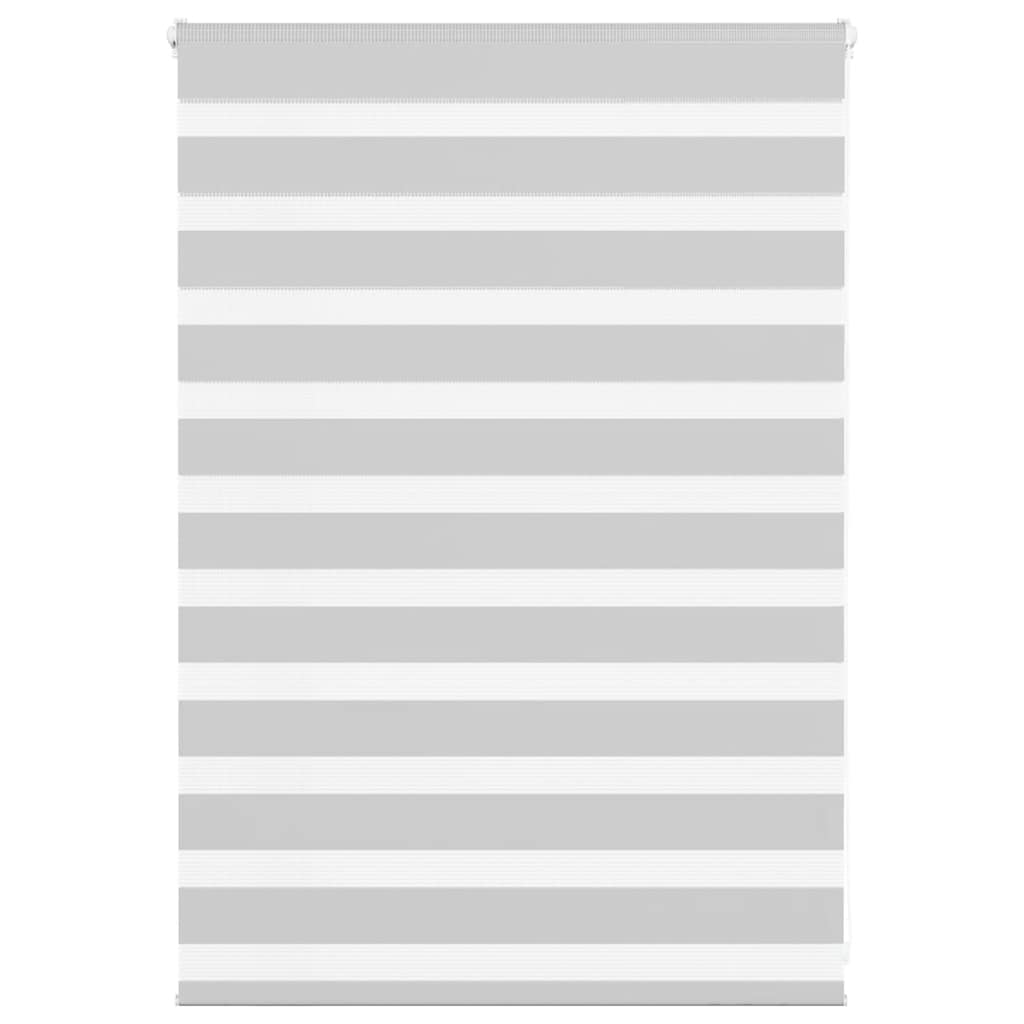 Zebra rolgordijn 100x100 cm stofbreedte 95,9 cm lichtgrijs is nu te koop bij PeponiXL, paradijselijk wonen!