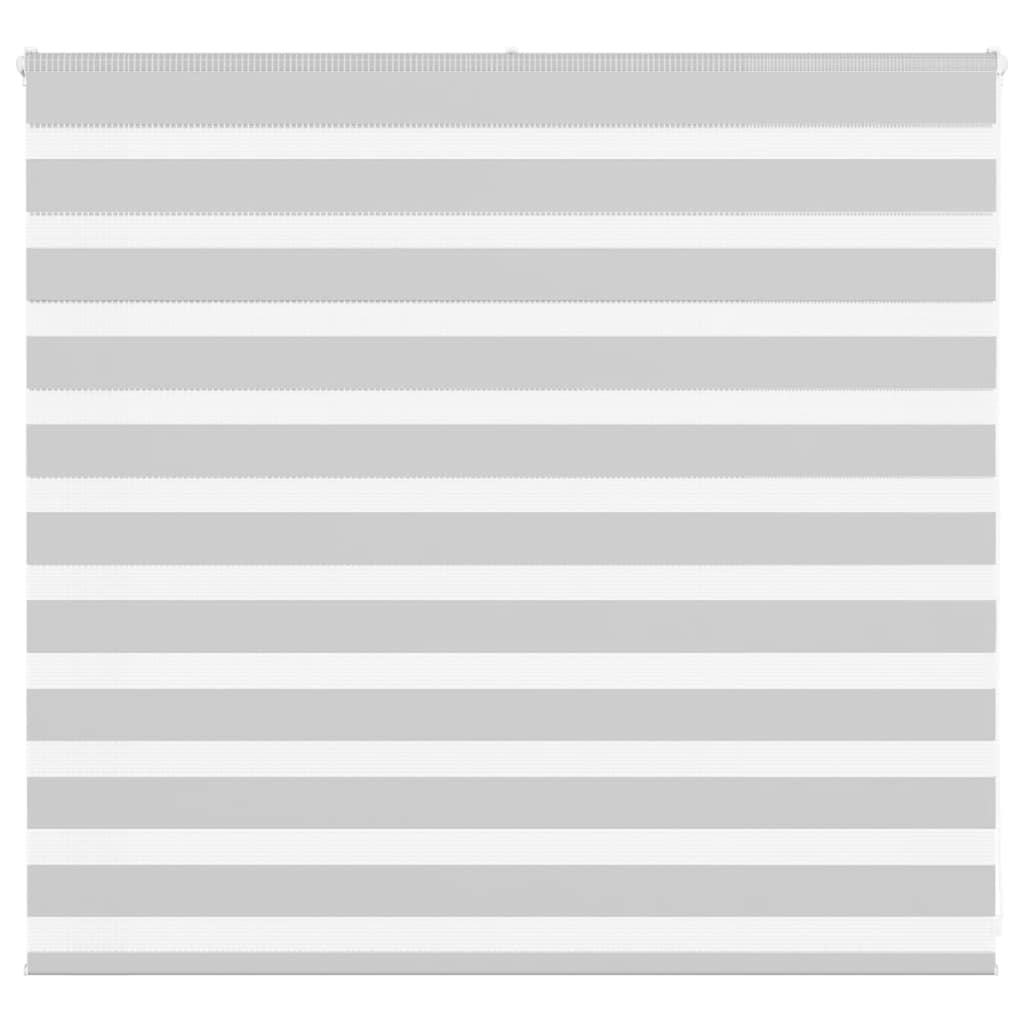 Zebra rolgordijn 160x100 cm stofbreedte 155,9 cm lichtgrijs is nu te koop bij PeponiXL, paradijselijk wonen!
