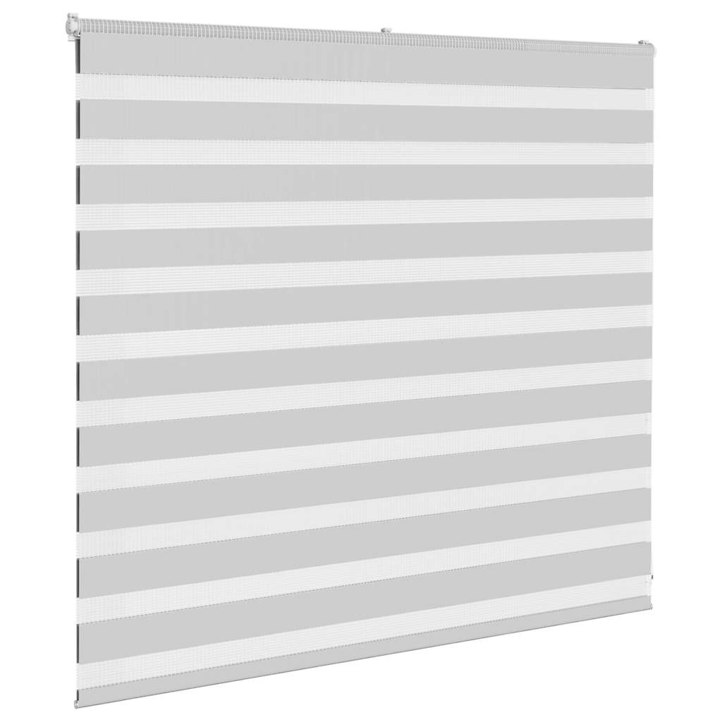 Zebra rolgordijn 165x100 cm stofbreedte 160,9 cm lichtgrijs is nu te koop bij PeponiXL, paradijselijk wonen!