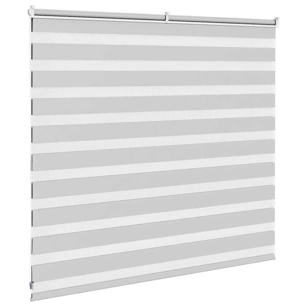 Zebra rolgordijn 165x100 cm stofbreedte 160,9 cm lichtgrijs is nu te koop bij PeponiXL, paradijselijk wonen!