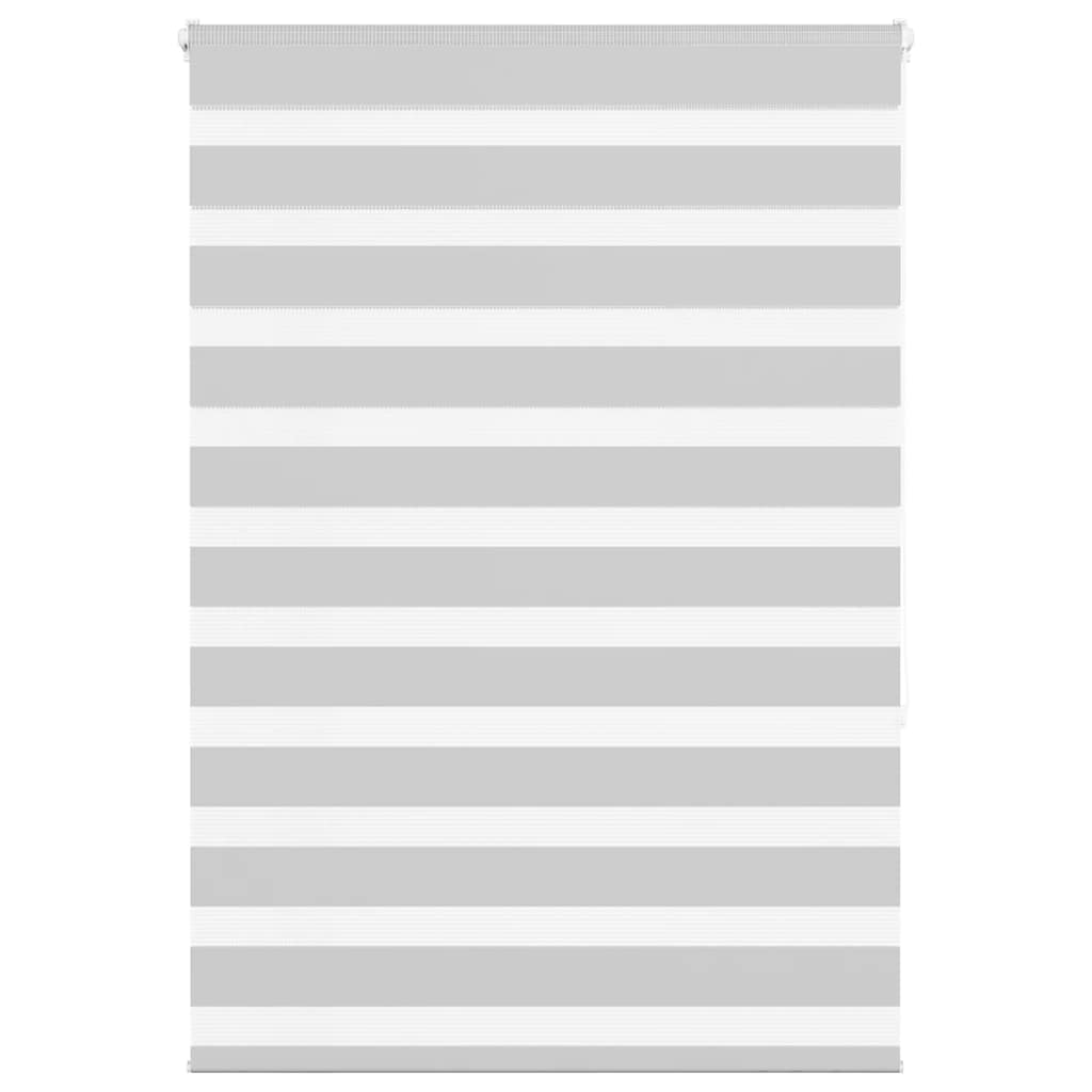 Zebra rolgordijn 115x150 cm stofbreedte 110,9 cm lichtgrijs is nu te koop bij PeponiXL, paradijselijk wonen!