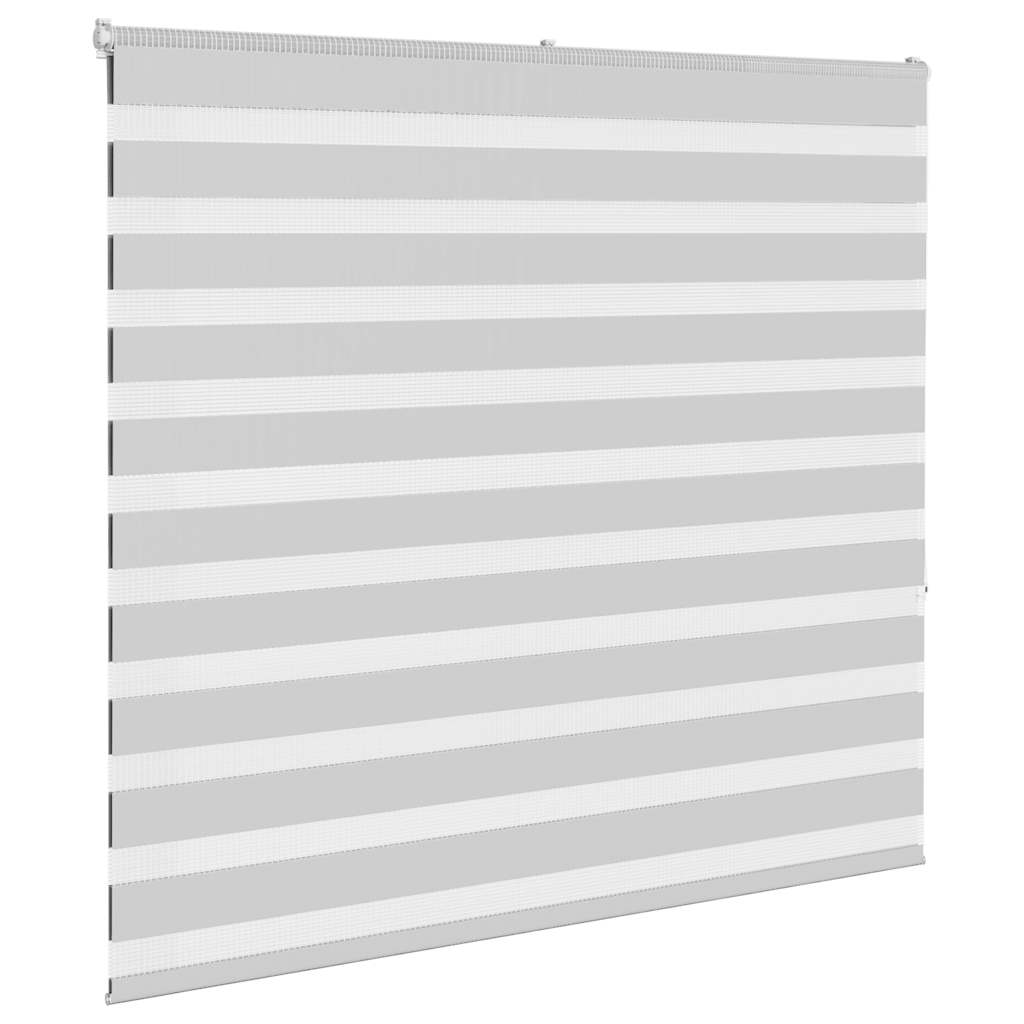 Zebra rolgordijn 155x150 cm stofbreedte 150,9 cm lichtgrijs is nu te koop bij PeponiXL, paradijselijk wonen!