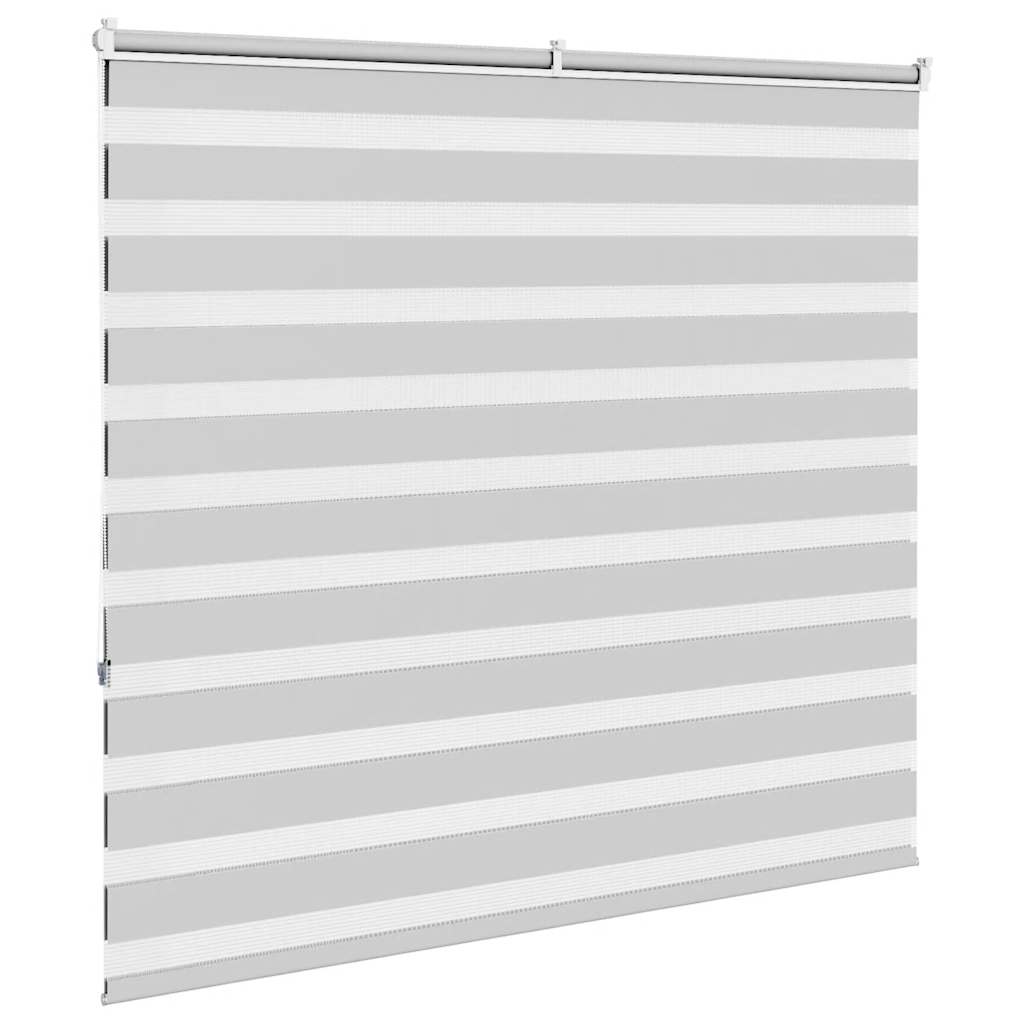 Zebra rolgordijn 160x150 cm stofbreedte 155,9 cm lichtgrijs is nu te koop bij PeponiXL, paradijselijk wonen!