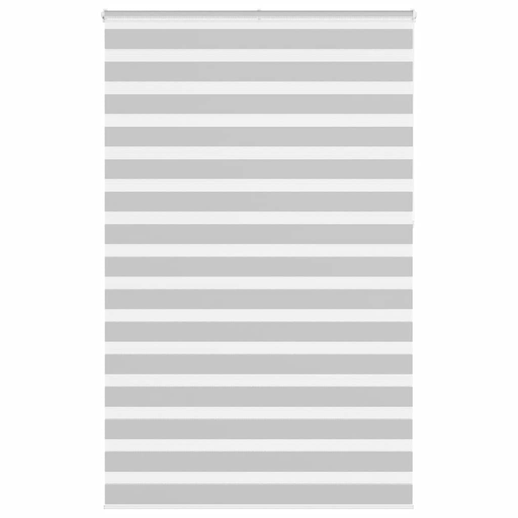 Zebra rolgordijn 140x230 cm stofbreedte 135,9 cm lichtgrijs is nu te koop bij PeponiXL, paradijselijk wonen!