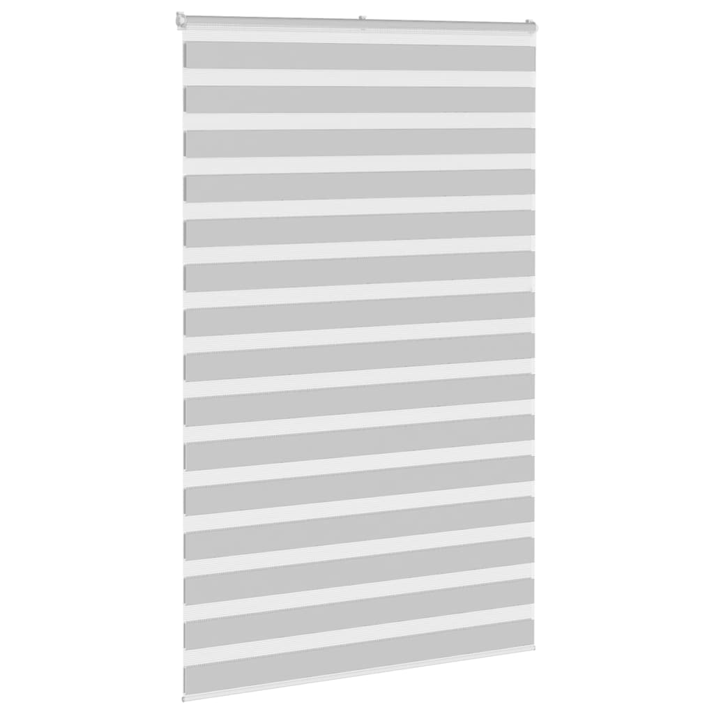 Zebra rolgordijn 140x230 cm stofbreedte 135,9 cm lichtgrijs is nu te koop bij PeponiXL, paradijselijk wonen!