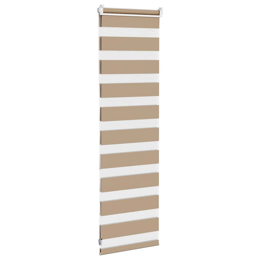 Zebra Blind 50x100 cm stofbreedte 45,9 cm polyester zandbruin is nu te koop bij PeponiXL, paradijselijk wonen!