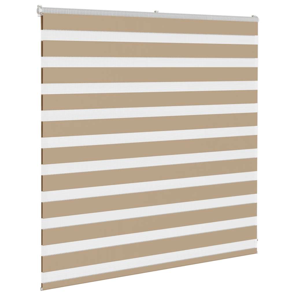 Zebra Blind 145x100 cm stofbreedte 140,9 cm polyester zandbruin is nu te koop bij PeponiXL, paradijselijk wonen!
