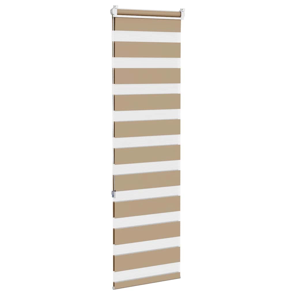 Zebra Blind 50x150 cm stofbreedte 55,9 cm polyester zandbruin is nu te koop bij PeponiXL, paradijselijk wonen!