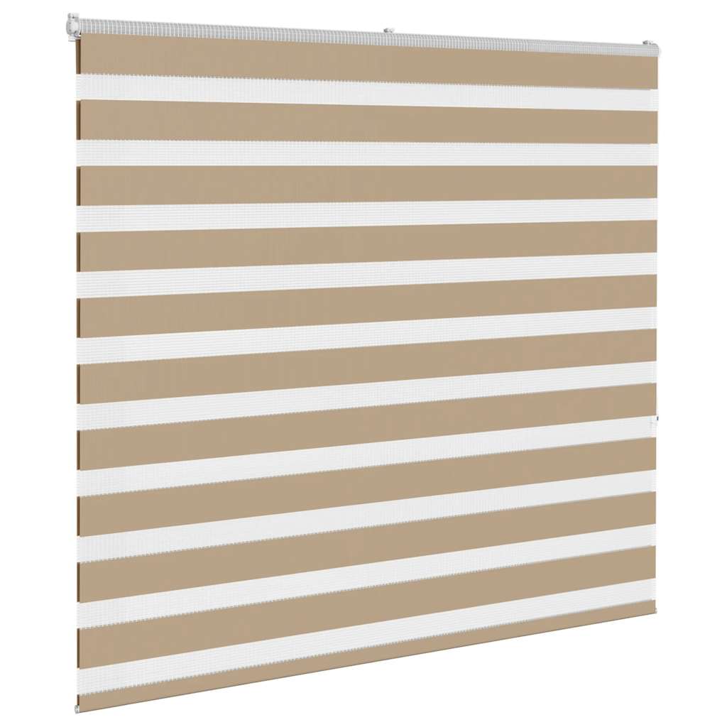 Zebra Blind 165x150 cm stofbreedte 160,9 cm polyester zandbruin is nu te koop bij PeponiXL, paradijselijk wonen!