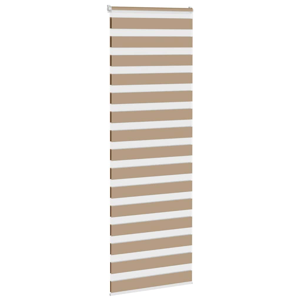 Zebra Blind 80x200 cm stofbreedte 75,9 cm polyester zandbruin is nu te koop bij PeponiXL, paradijselijk wonen!
