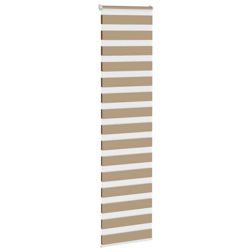 Zebra Blind 65x230 cm stofbreedte 60,9 cm polyester zandbruin is nu te koop bij PeponiXL, paradijselijk wonen!