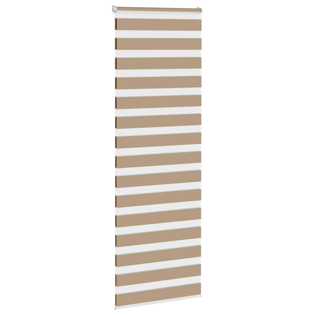 Zebra Blind 85x230 cm stofbreedte 80,9 cm polyester zandbruin is nu te koop bij PeponiXL, paradijselijk wonen!