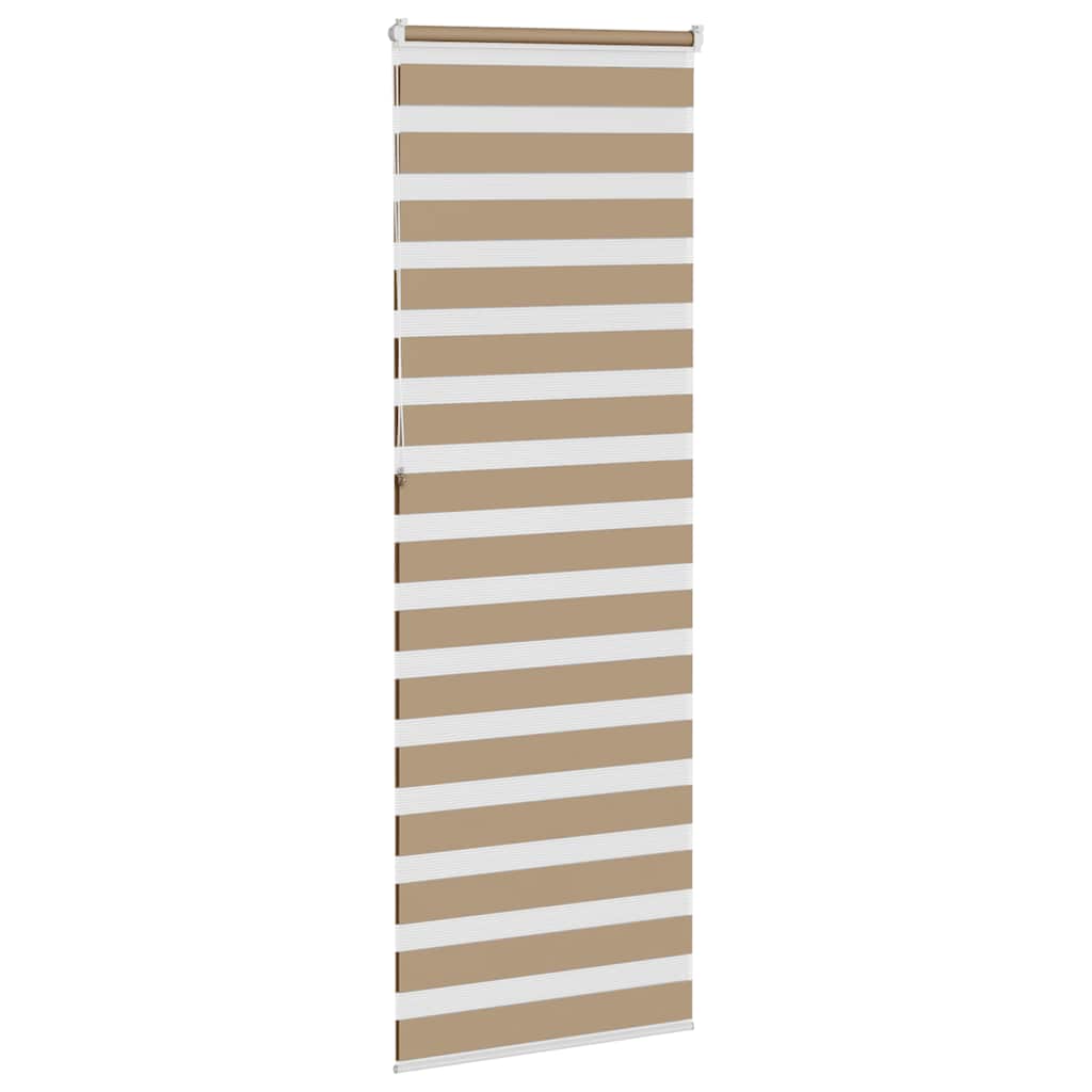 Zebra Blind 85x230 cm stofbreedte 80,9 cm polyester zandbruin is nu te koop bij PeponiXL, paradijselijk wonen!