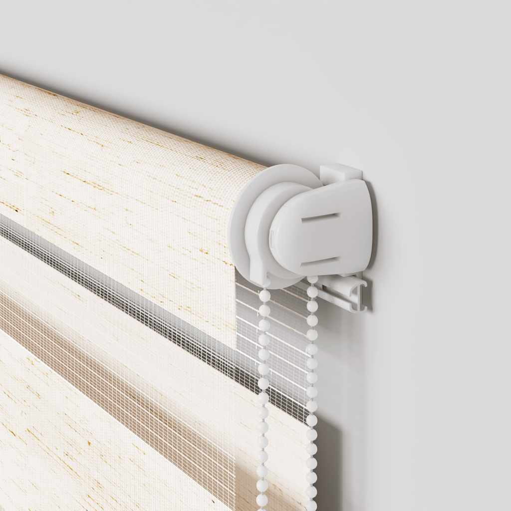 Zebra rolgordijn 145x100 cm stofbreedte 140,9 cm marmerbeige is nu te koop bij PeponiXL, paradijselijk wonen!