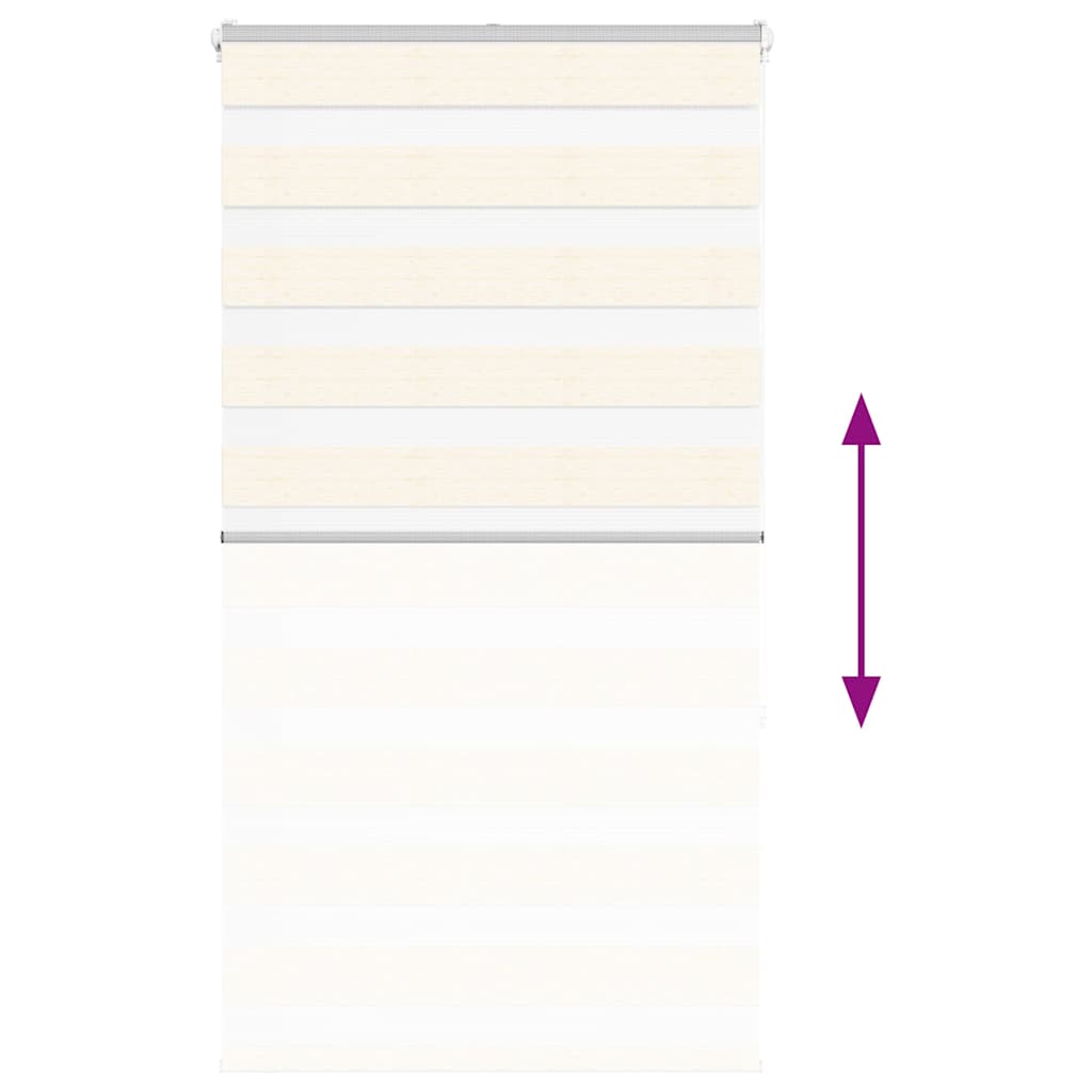 Zebra Blind 80x150 cm stofbreedte 75,9 cm polyester marmerbeige is nu te koop bij PeponiXL, paradijselijk wonen!