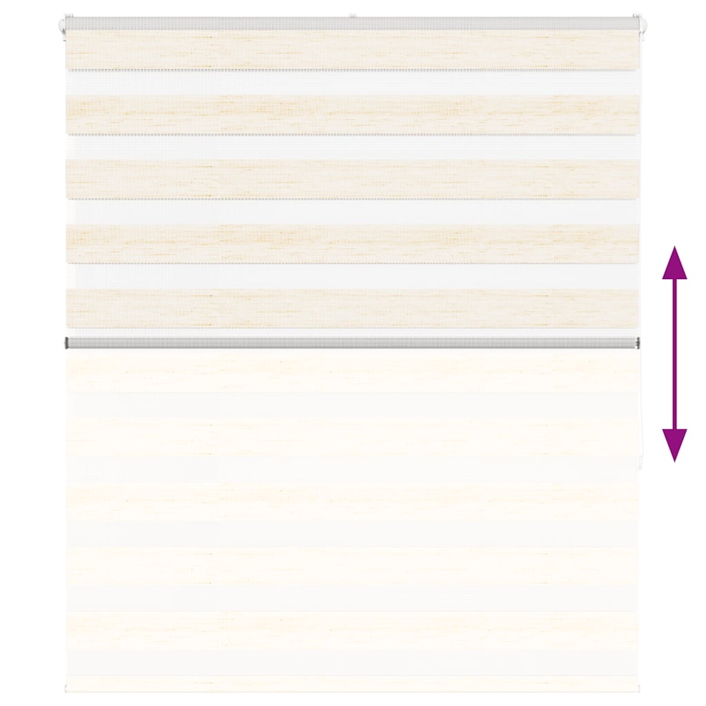 Zebra rolgordijn 130x150 cm stofbreedte 125,9 cm marmerbeige is nu te koop bij PeponiXL, paradijselijk wonen!