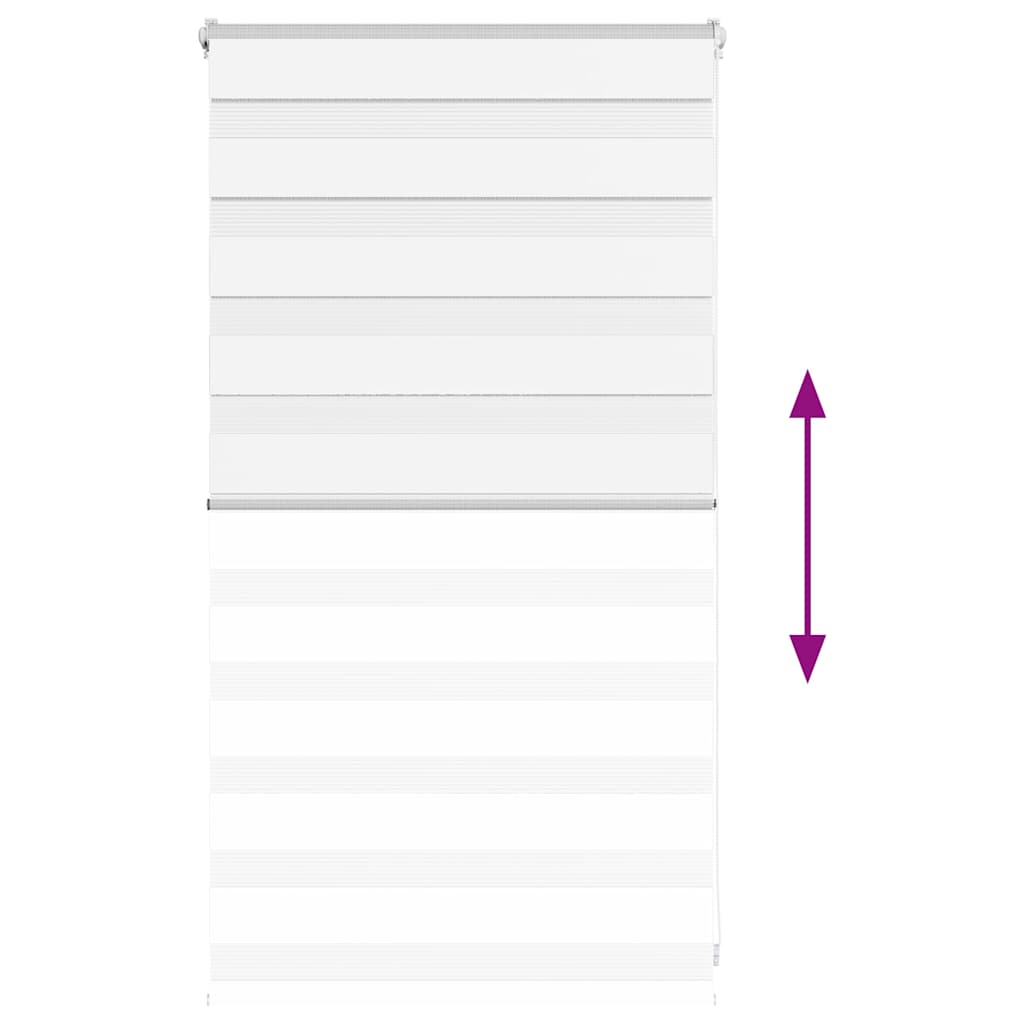 Zebra Blind 75x100 cm stofbreedte 70,9 cm polyester wit is nu te koop bij PeponiXL, paradijselijk wonen!