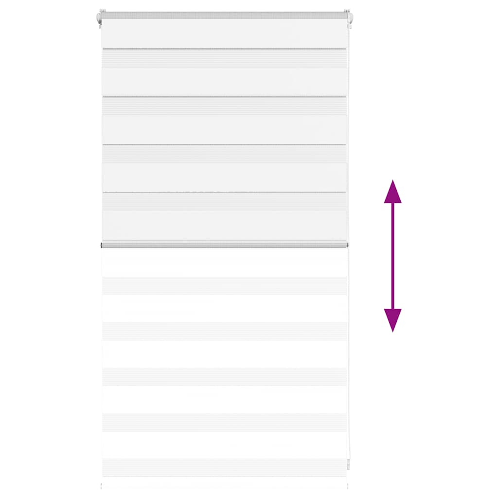 Zebra Blind 90x100 cm stofbreedte 85,9 cm polyester wit is nu te koop bij PeponiXL, paradijselijk wonen!