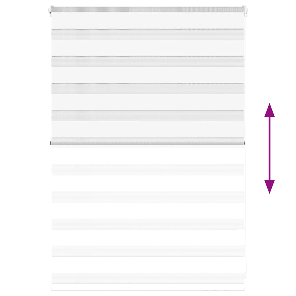 Zebra Blind 95x100 cm stofbreedte 90,9 cm polyester wit is nu te koop bij PeponiXL, paradijselijk wonen!