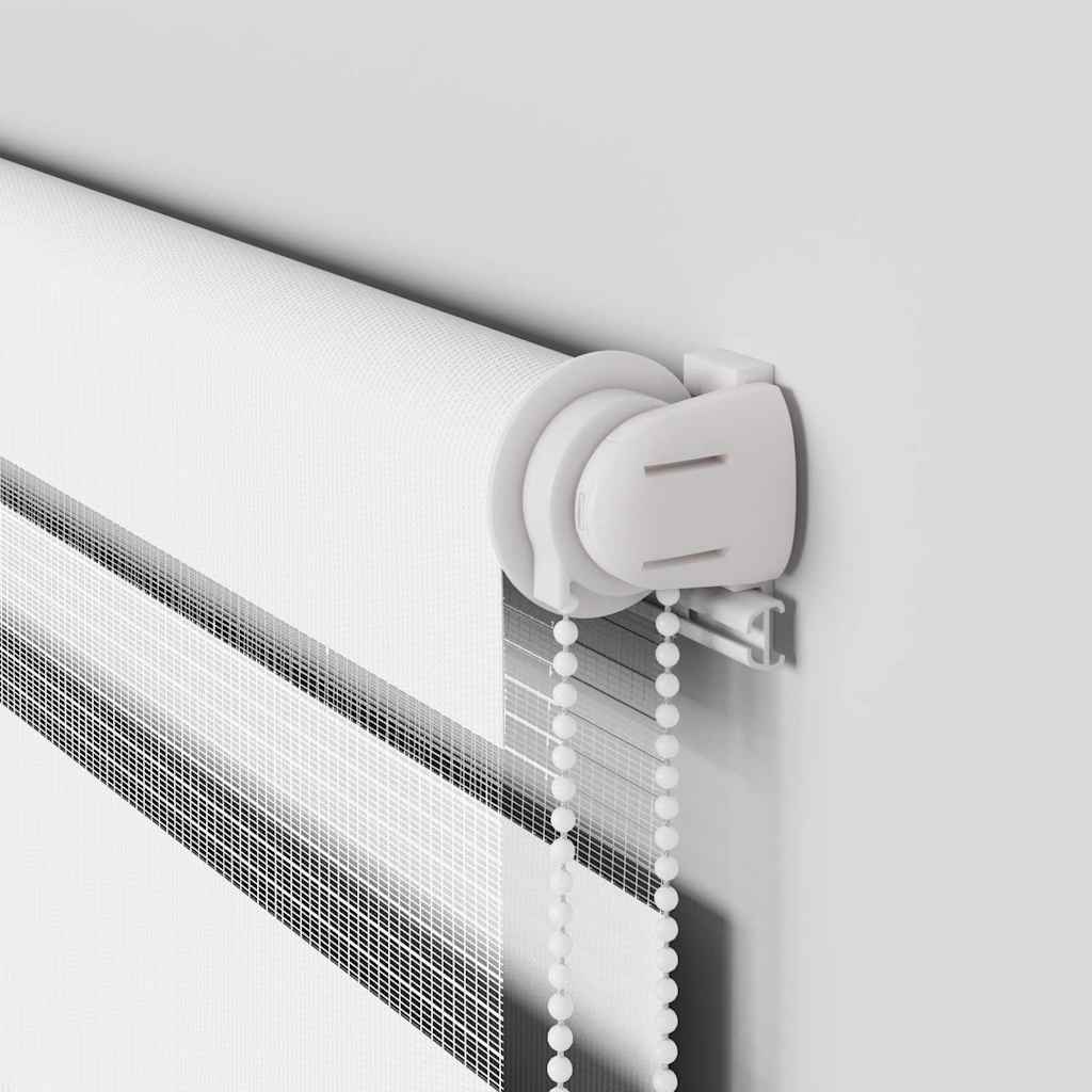 Zebra Blind 95x100 cm stofbreedte 90,9 cm polyester wit is nu te koop bij PeponiXL, paradijselijk wonen!