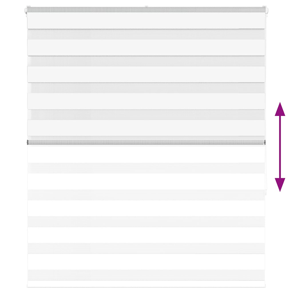 Zebra rolgordijn 120x150 cm stofbreedte 115,9cm polyester wit is nu te koop bij PeponiXL, paradijselijk wonen!