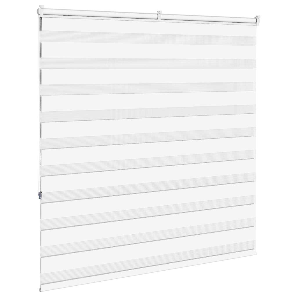 Zebra rolgordijn 150x150 cm stofbreedte 145,9cm polyester wit is nu te koop bij PeponiXL, paradijselijk wonen!