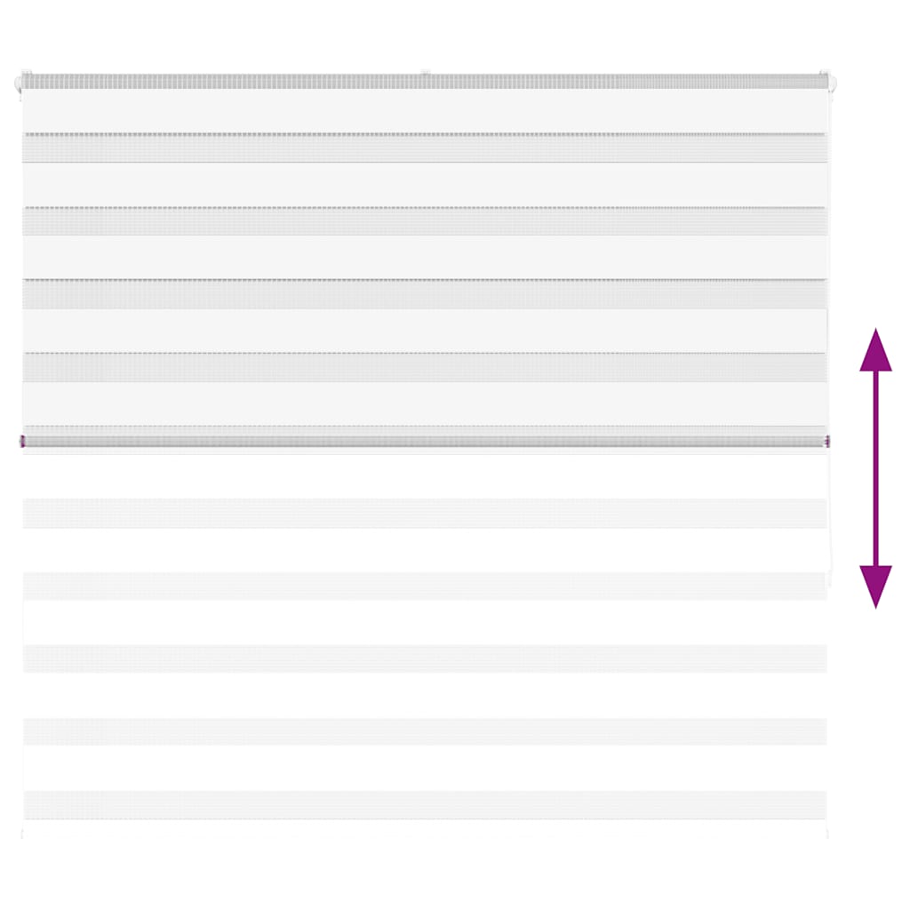 Zebra rolgordijn 160x150 cm stofbreedte 155,9cm polyester wit is nu te koop bij PeponiXL, paradijselijk wonen!