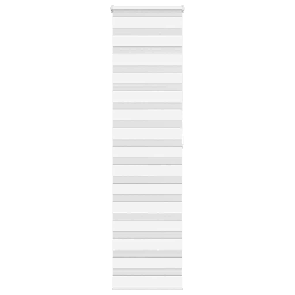 Zebra rolgordijn 55x200 cm stofbreedte 50,9 cm polyester wit is nu te koop bij PeponiXL, paradijselijk wonen!