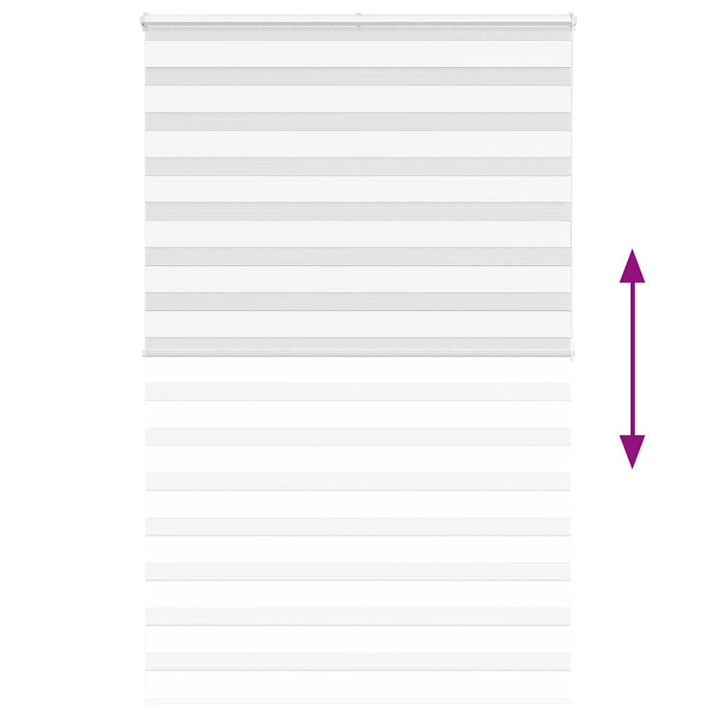 Zebra rolgordijn 140x200 cm stofbreedte 135,9cm polyester wit is nu te koop bij PeponiXL, paradijselijk wonen!