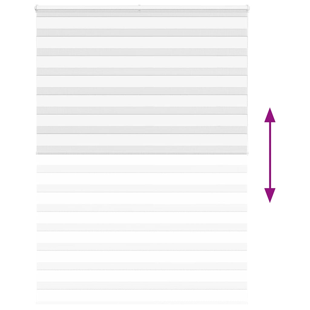 Zebra rolgordijn 160x200 cm stofbreedte 155,9cm polyester wit is nu te koop bij PeponiXL, paradijselijk wonen!