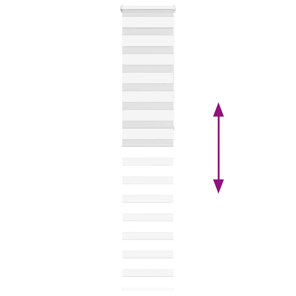 Zebra rolgordijn 45x230 cm stofbreedte 40,9 cm polyester wit is nu te koop bij PeponiXL, paradijselijk wonen!